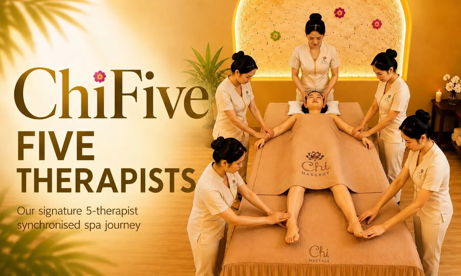 ChiFive Signature 5-Therapist Massage & Japanese Head Spa Journey
