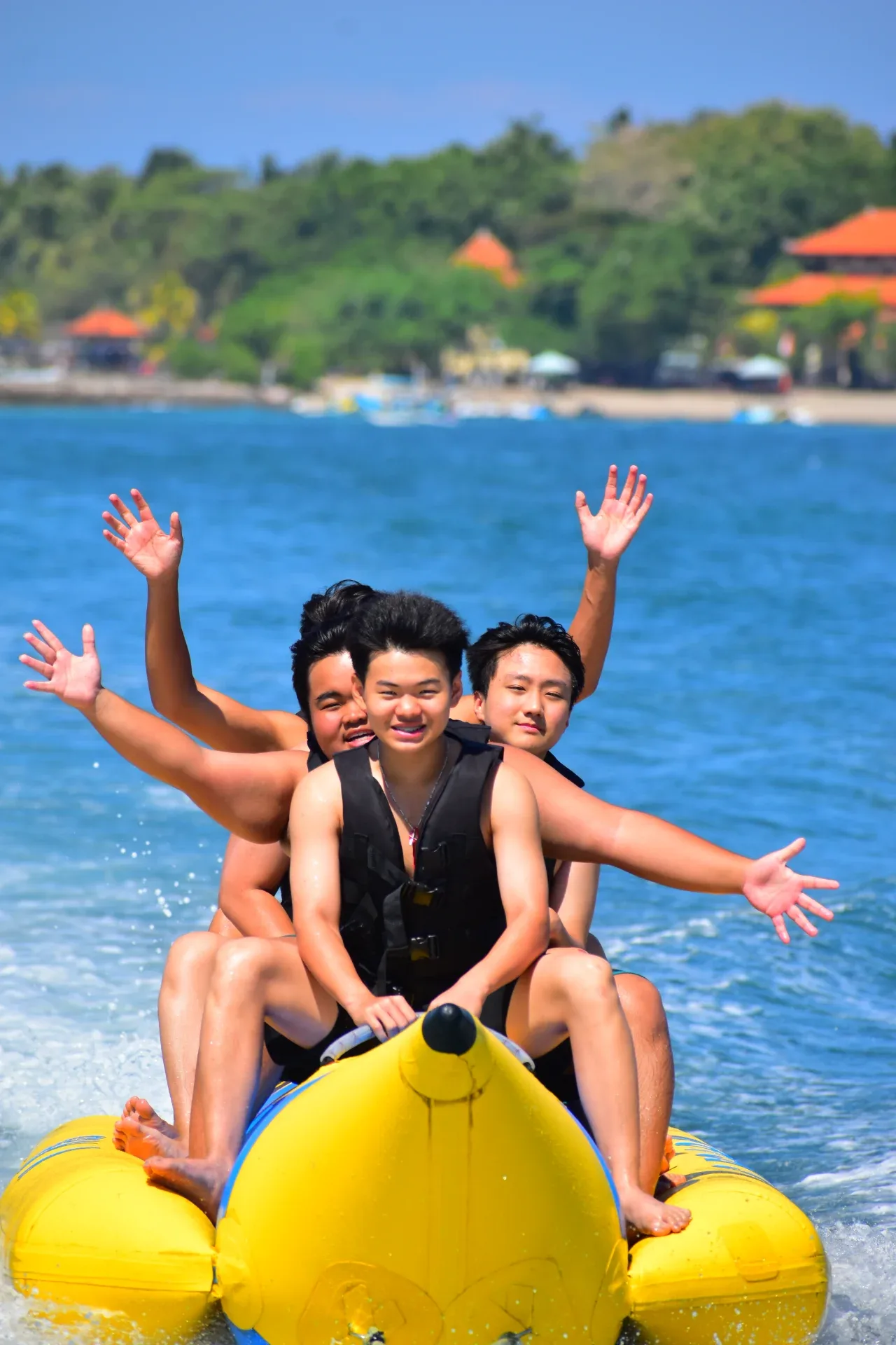 Banana Boat Ride Experience at Tanjung Benoa Watersports Bali