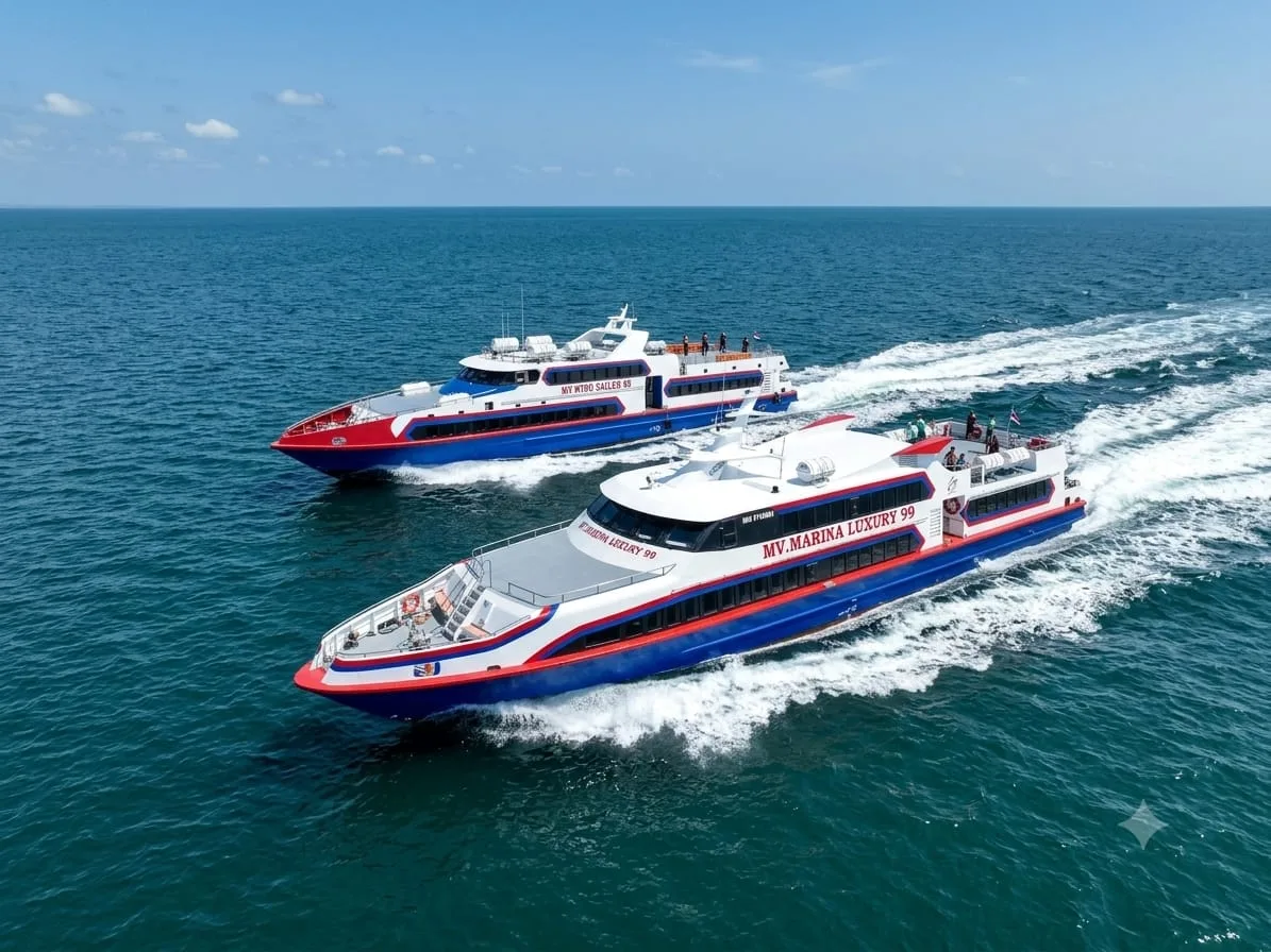 Lombok (Bangsal) to Nusa Penida & Serangan (Bali) Fast Boat Transfer
