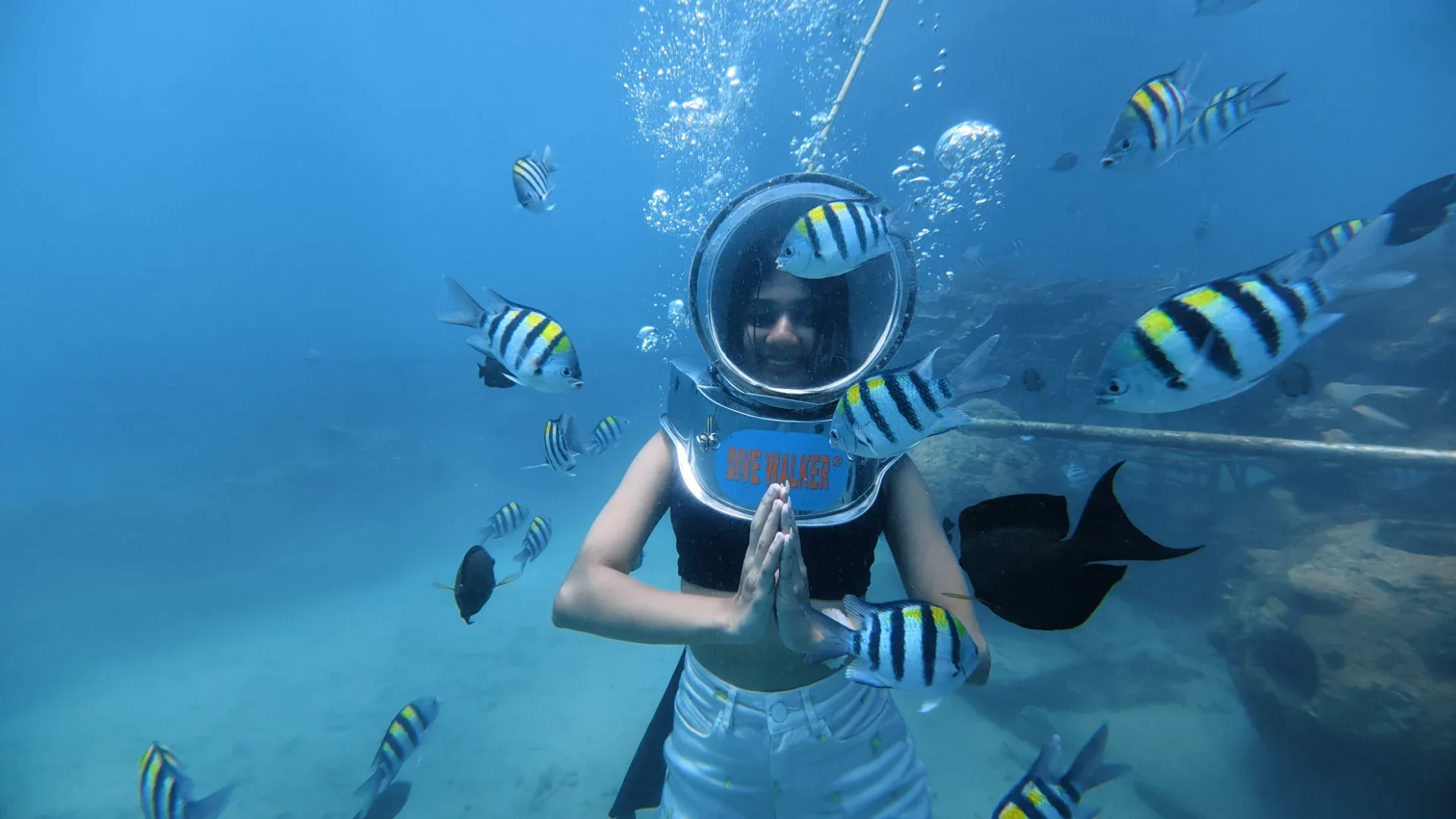 Sea Walker Experience with Underwater Camera at Tanjung Benoa Watersports Bali